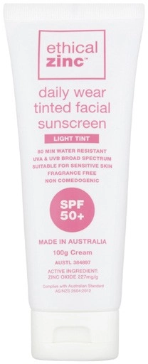 Ethical Zinc Daily Wear Tinted Sunscreen SPF50+ 100g^