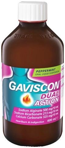 Gaviscon Dual Action Liquid 600mL^^