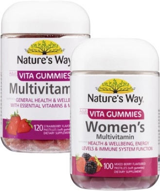 Nature's Way Adult Vita Gummies Women's Multivitamin 100 Pack or Multivitamin 120 Pack