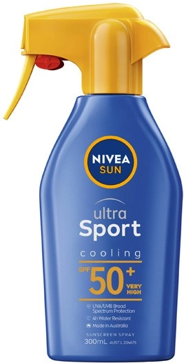 Nivea Sun Ultra Sport Cooling Sunscreen Spray SPF50+ 300mL^