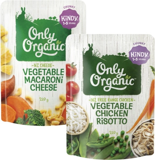 Only Organic Kindy 1-5 Years Meal 220g