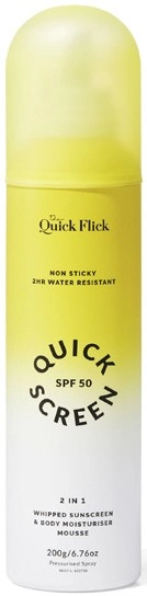 Quick Screen Hydrating Whip Sunscreen SPF50 200g^