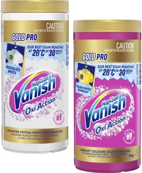 Vanish Napisan Oxi Action Gold Pro Stain Remover 2kg