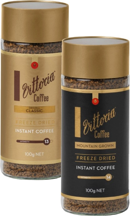 Vittoria Freeze Dried Instant Coffee 100g