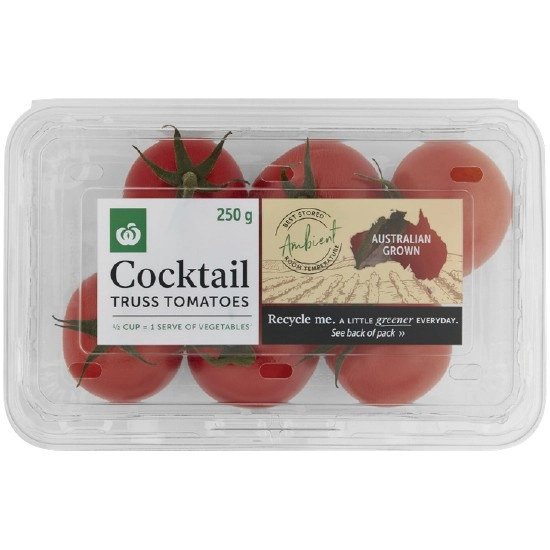 Australian Cocktail Truss Tomatoes 250g Pack