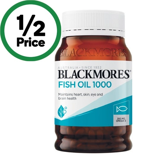 Blackmores Fish Oil 1000mg Capsules Pk 200#