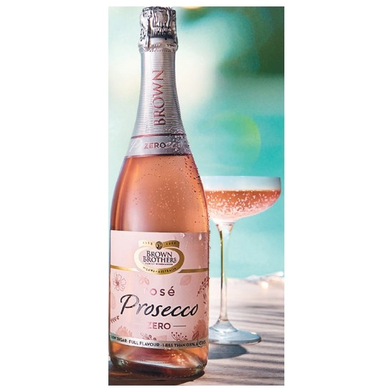 Brown Brothers Prosecco Zero or Rosé Prosecco Zero 750ml