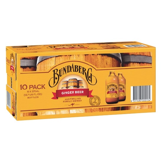 Bundaberg Ginger Beer 10 x 375ml