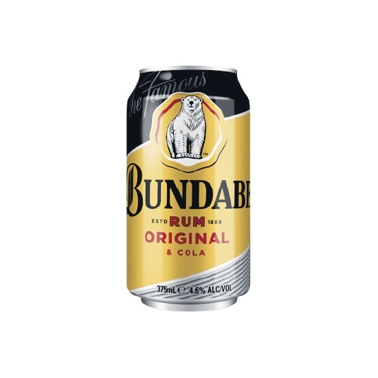 Bundaberg Rum & Cola Cans 6x375ml