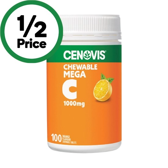 Cenovis Mega Vitamin C 1000mg Chewable Tablets Pk 100#