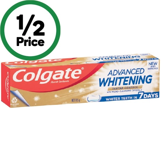 Colgate Advanced Whitening Tartar Control Toothpaste 115g