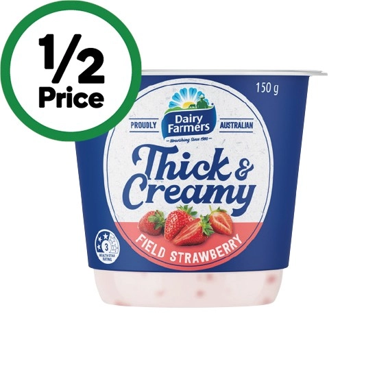 Dairy Farmers Thick & Creamy Yoghurt Pot 140-150g – From the Fridge