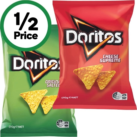 Doritos Corn Chips 150-170g