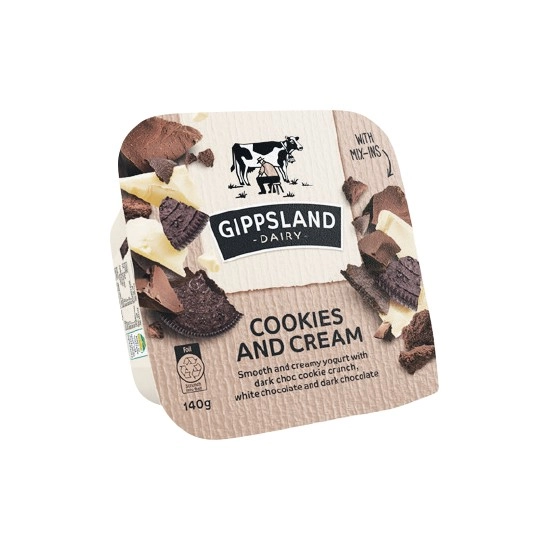 Gippsland Dairy Yogurt Mix-Ins or Crafted Varieties 140-150g – From the Fridge