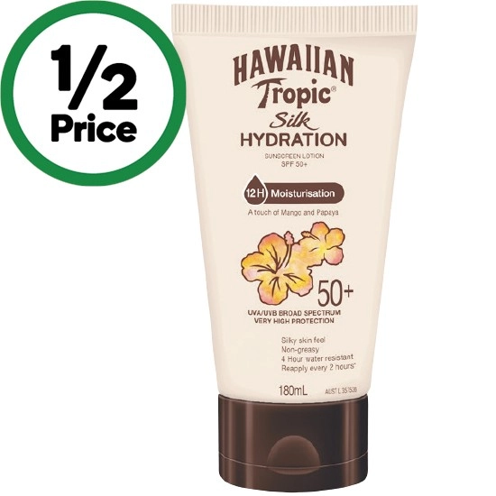 Hawaiian Tropic Silk Hydration Sunscreen Lotion SPF50+ 180ml#