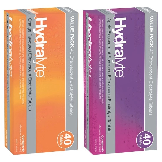 Hydralyte Effervescent Tablets Pk 40#