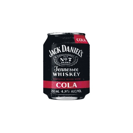 Jack Daniel’s & Cola Mini Cans 4x250ml