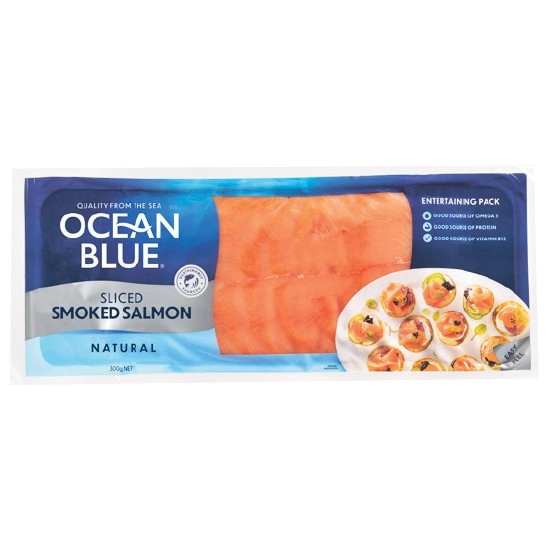 Ocean Blue Sliced Smoked Salmon 300g