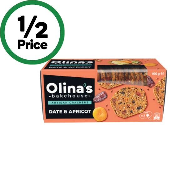 Olina’s Bakehouse Artisan Cracker Biscuits 90-100g