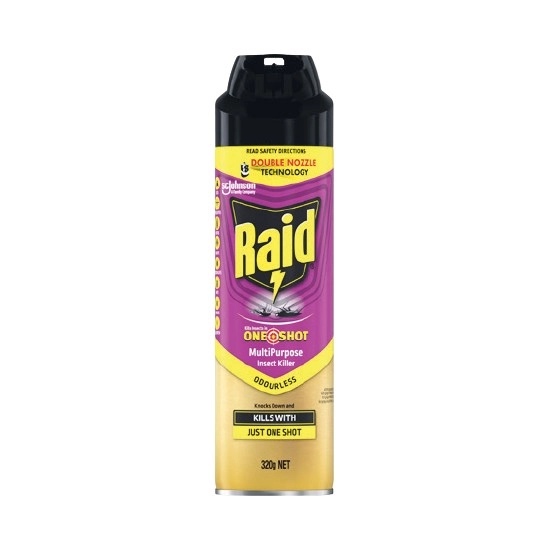 Raid One Shot Odourless Multipurpose Insect Killer 320g