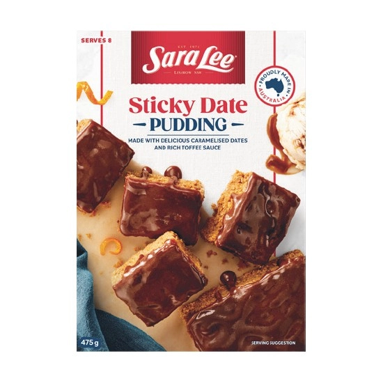 Sara Lee Sticky Date Pudding 475g – From the Freezer