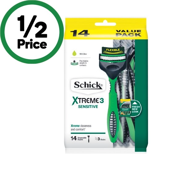 Schick Xtreme 3 Disposable Razors Pk 14