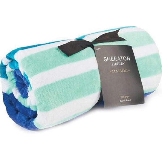 Sheraton 100% Cotton Luxury Beach Towel 80 x 160cm