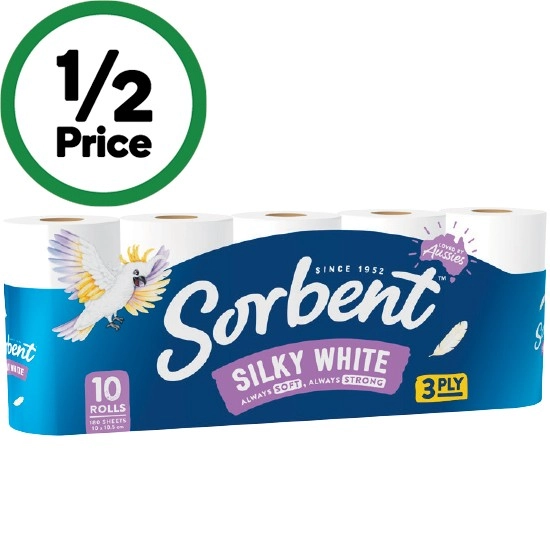 Sorbent Toilet Tissue Pk 10