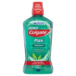 Colgate Plax Freshmint Alcohol Free Mouthwash 1 L