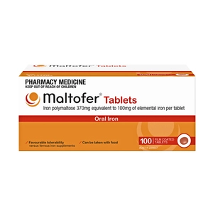 MALTOFER Oral Iron 100mg 100 Tablets