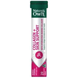 Nature's Own Collagen + Skin Support 20 Effervescent Tablets