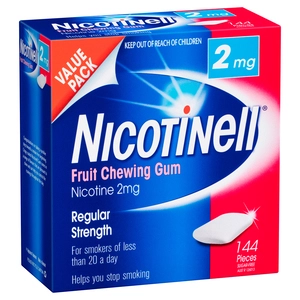 Nicotinell 2mg Fruit Gum 144 Pack