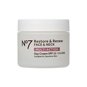 No7 Restore & Renew FACE & NECK MULTI ACTION Day Cream 50mL