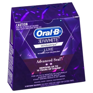 Oral-B 3D White Whitestrips Luxe Advanced Seal Dental Whitening 1 Kit