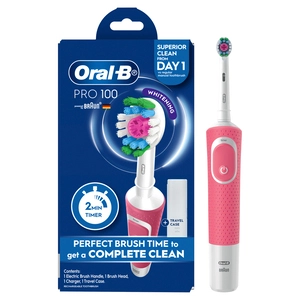 Oral-B Pro 100 Whitening Electric Toothbrush 1 Each