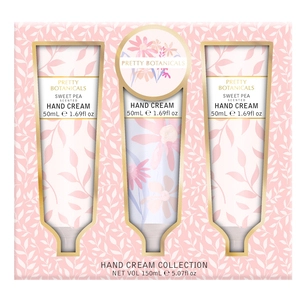 Pretty Botanicals Hand Cream Collection 3 Piece Set