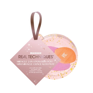 Real Techniques Miracle 2-In-1 Powder Puff Ornament 2 Piece Set