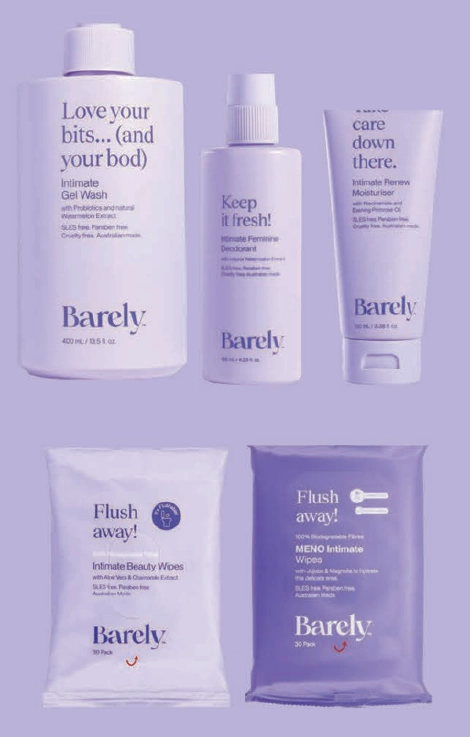 Barely Intimate Skin Care Range