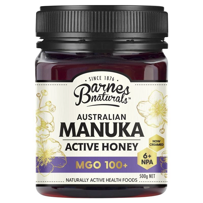 Barnes Naturals Australian Manuka Honey 500g MGO 100+