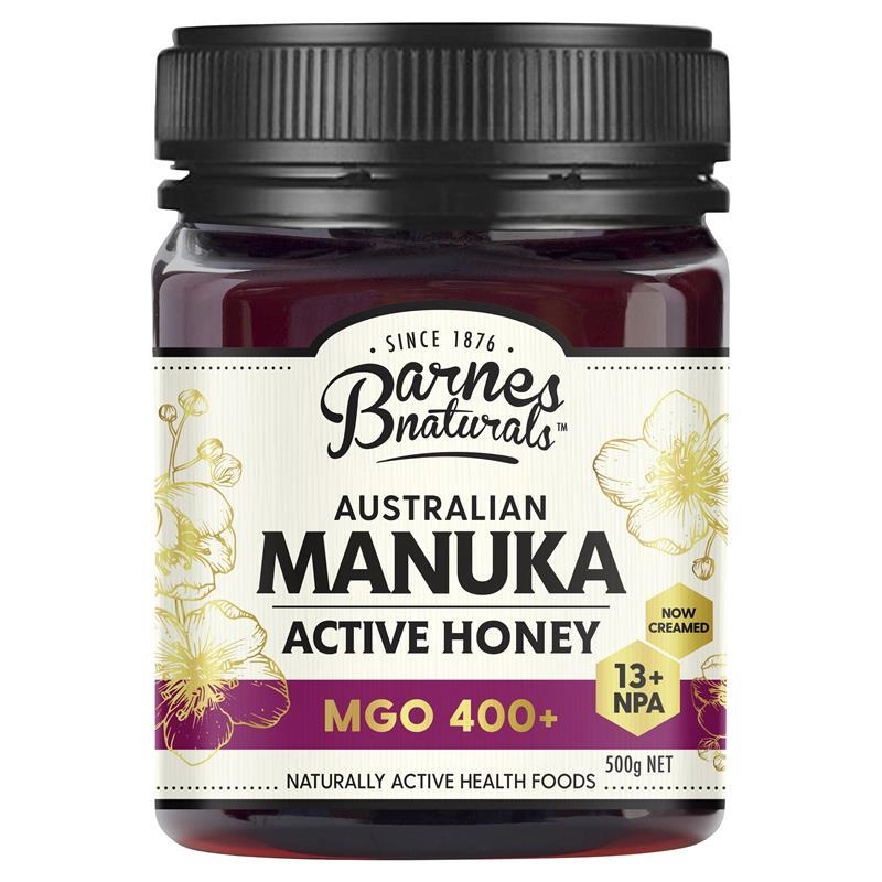 Barnes Naturals Australian Manuka Honey 500g MGO 400+