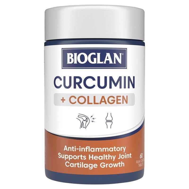 Bioglan Curcumin + Collagen 60 Tablets