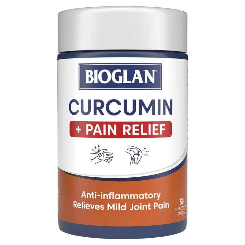 Bioglan Curcumin + Pain Relief 50 Tablets