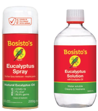 Bosisto’s Eucalyptus Spray 200g or Solution 500ml