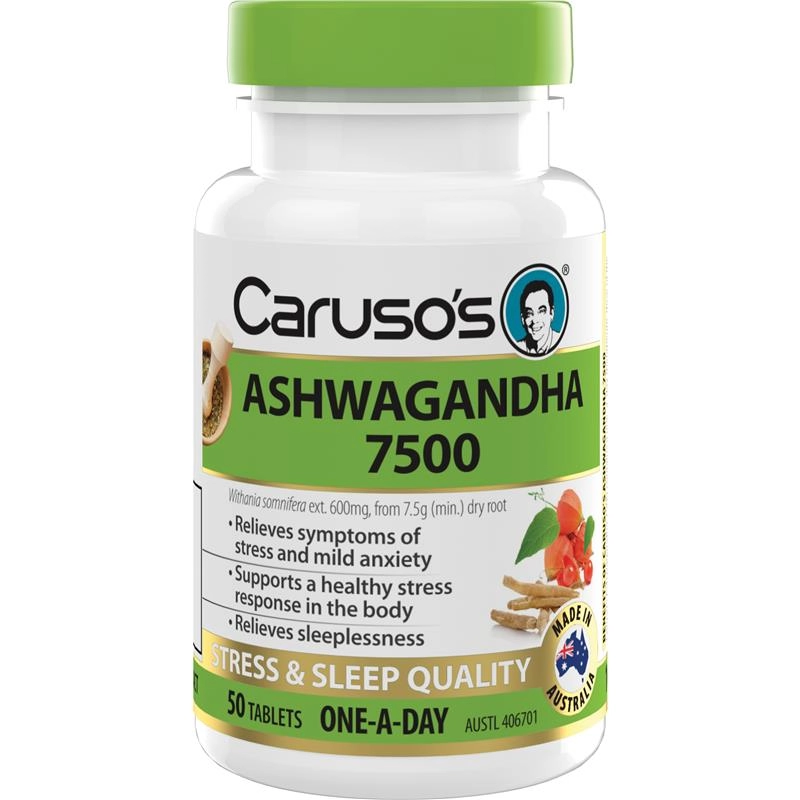 Caruso’s Ashwagandha 50 Tablets