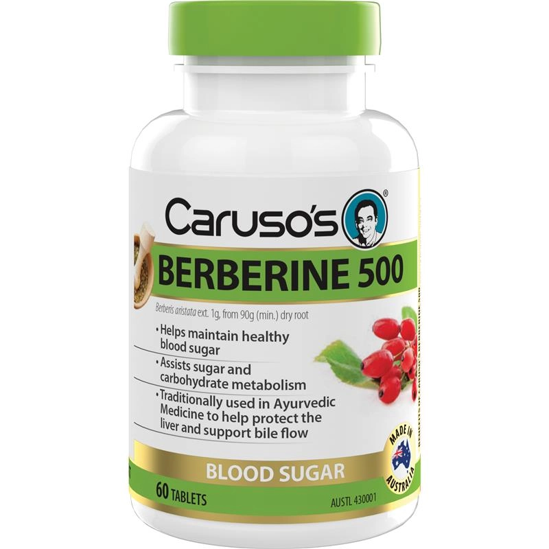 Caruso’s Berberine 500 60 Tablets