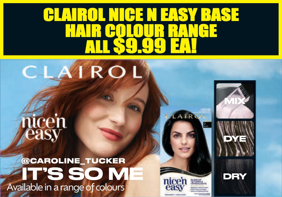 Clairol Nice N Easy Base Hair Colour Range