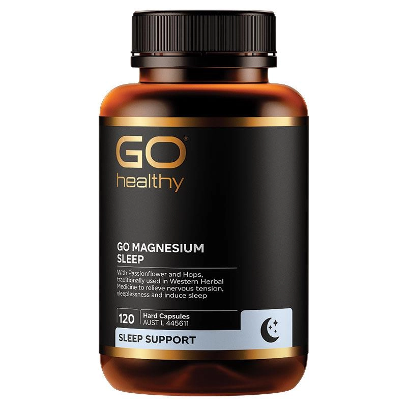 Go Healthy Magnesium Sleep 120 Vege Capsules