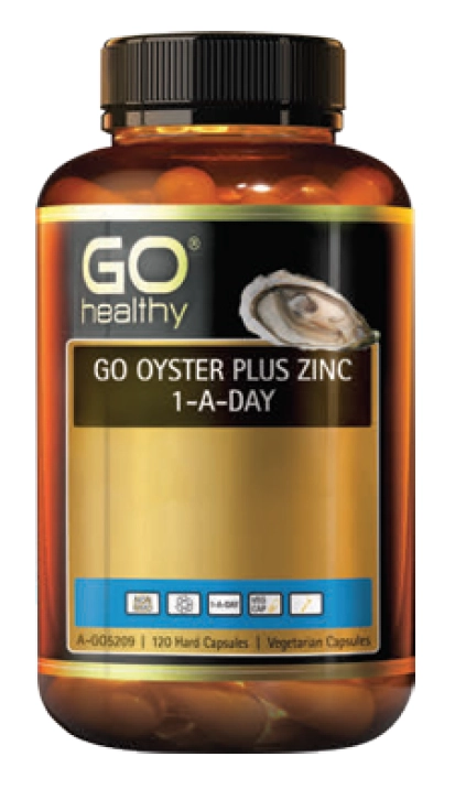 Go Healthy Oyster Plus Zinc 1-A-Day 120 Capsules