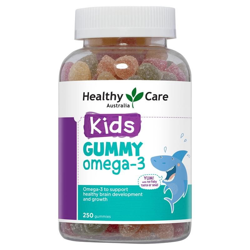 Healthy Care Kids Gummy Omega-3 250 Pastilles