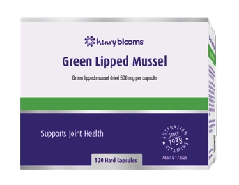 Henry Blooms Green Lipped Mussel 120 Capsules